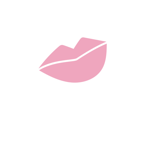 Agence Crush Website Communication Marketing Digital logo blanc bouche rose